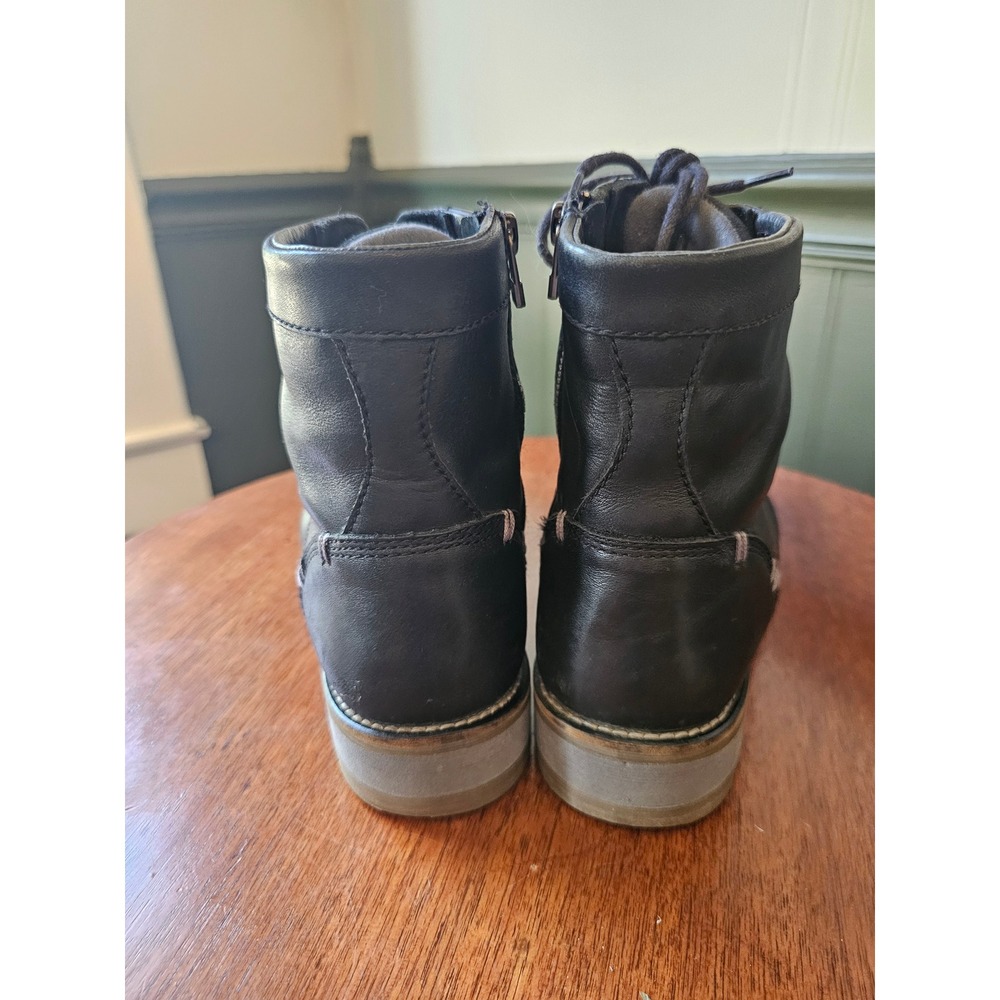 Kodiak Canada Womens mahone Waterproof Leather Combat Boots Black Size 9 3M - Picture 3 of 8